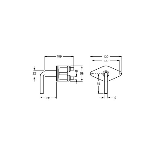 Hella 100 Amp Heavy Duty Battery Switch Removable Key - 4653