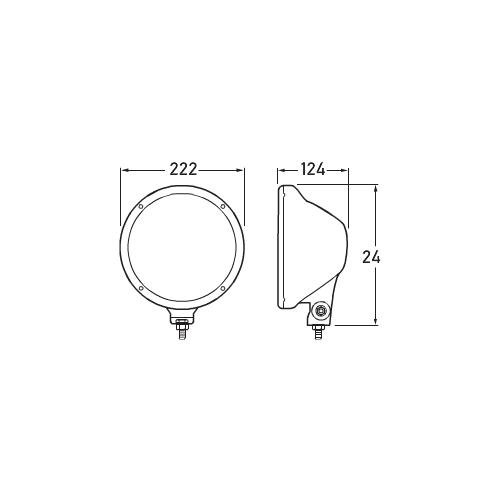 Hella 100 Watt Driving Lamps Rallye FF 3003 Spread Beam - 1391Chrome