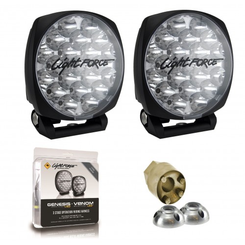 Lightforce DL150 Venom LED 12/24V Driving Light Kit