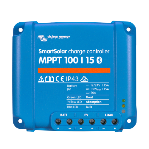 Victron Smart Solar MPPT 100/15 15 Amp Solar Charge Controller Regulator with Bluetooth