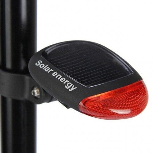 Solar Powered Adjustable LED Bike Tail Light