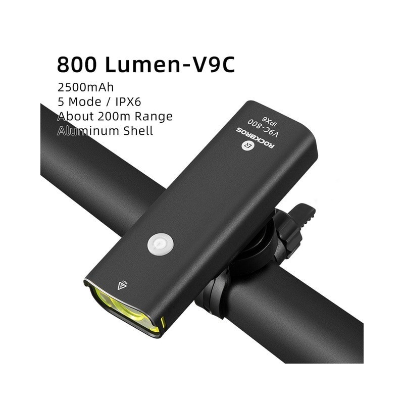 Bicycle Light USB Rechargeable LED 2000mAh