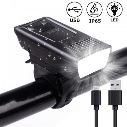 Super Bright USB Led Bike Bicycle Light Rechargeable Headlight Mountain Lamp