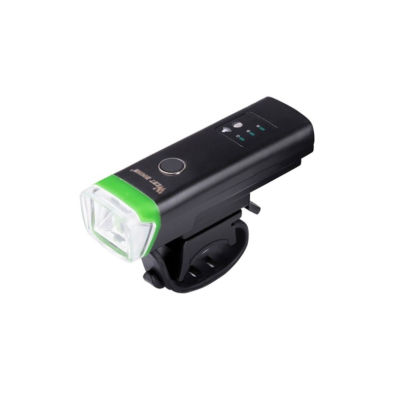 WEST BIKING Front Bicycle Light USB Rechargeable LED Bike Light Waterproof Cycling Headlight Climbing Safety Flashlight Lamps
