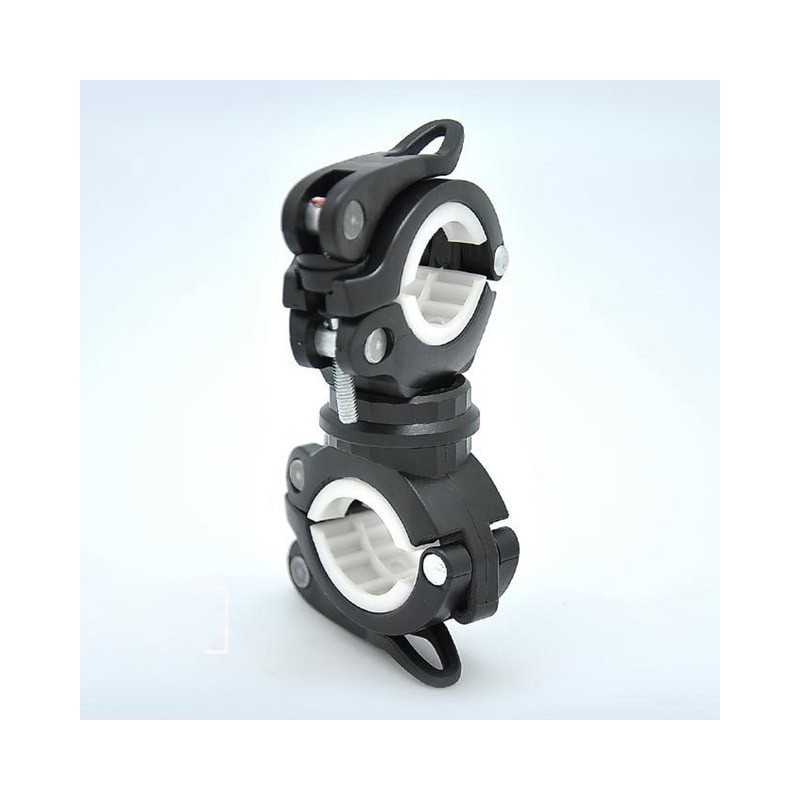 Multifunction Bike Bicycle Flashlight Holder 360 Degree Rotation Torch Mount LED Head Front Light Holder Clip for MTB Road Bike