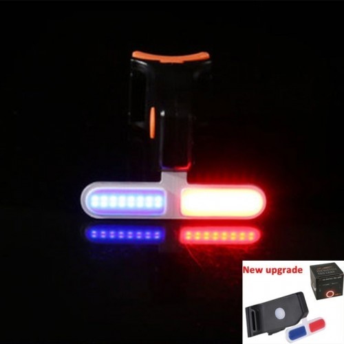 Bicycle Light USB Rechargable Bike Light Led Lamp Flashlight Tail Rear Cycling Lights for MTB Seatpost Bicycle Accessories