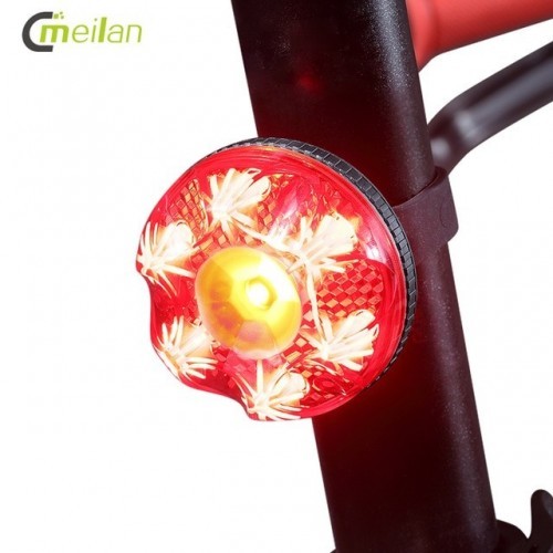 New 2020 Brake induction Bike Tail Light Intelligent Brake Light cycle Led Rechargeable USB Bike Rear Light Safety Warning