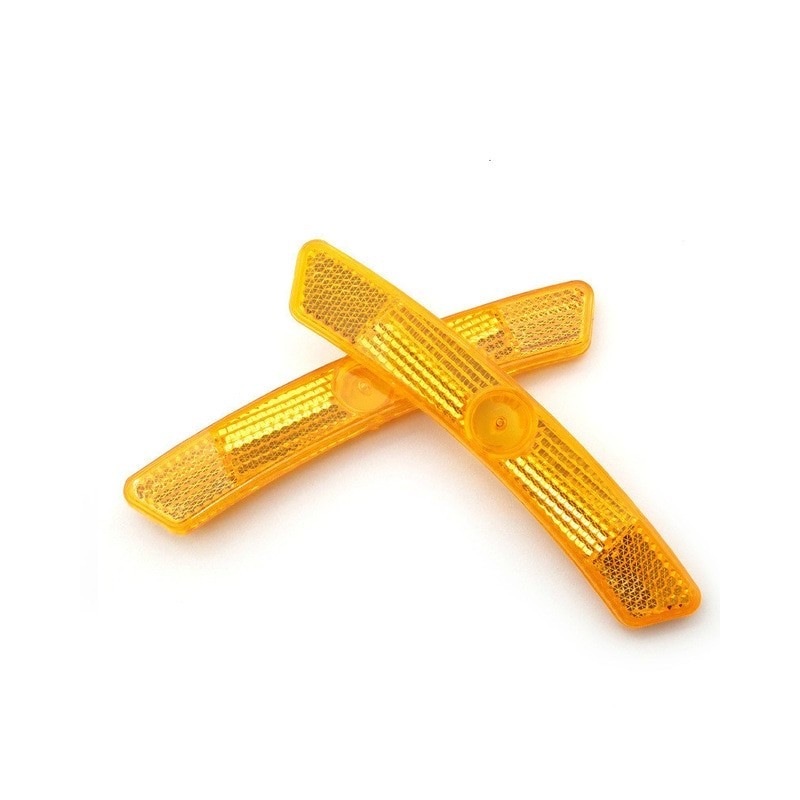 2PCS Bicycle Wheel Safety Spoke Reflector Bike Reflective Mount Clip MTB Warning Reflector Light