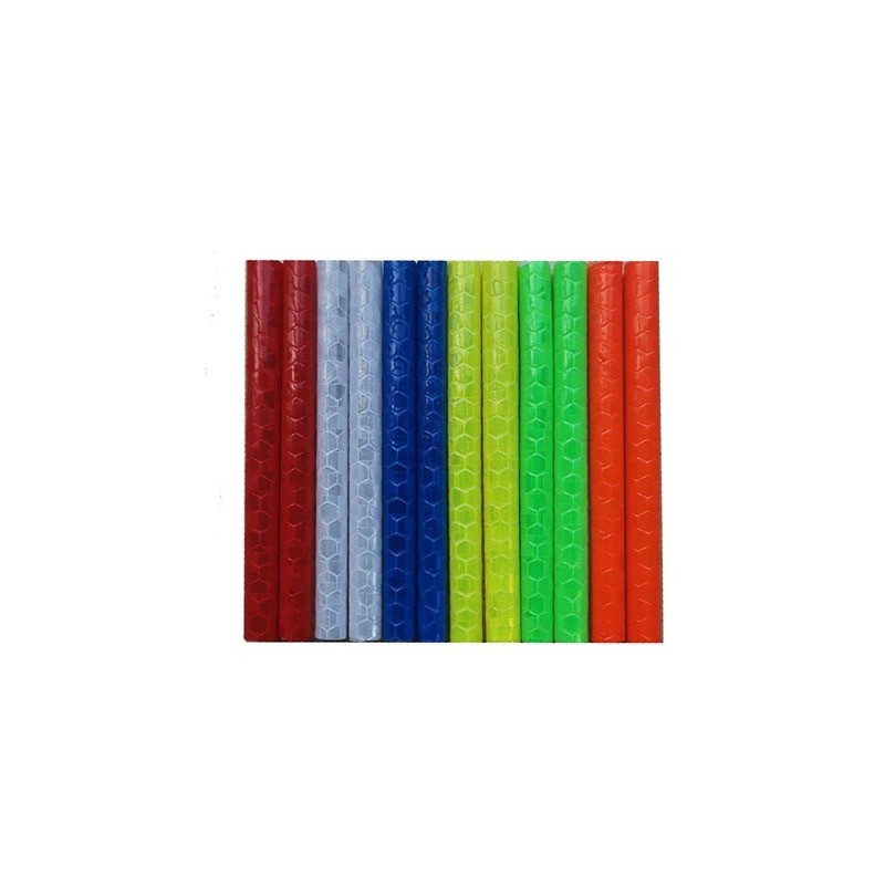12Pcs Bicycle Mountain Bike Riding Wheel Rim Spoke Mount Clip Tube Warning Light Bike Strip Reflector Reflective