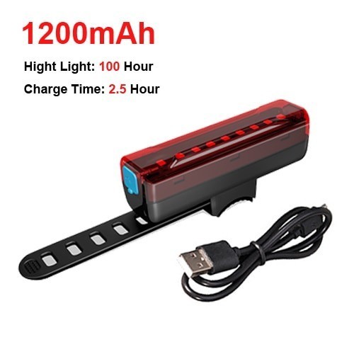NEWBOLER Bike Bicycle Light Set USB Rechargeable LED Flashlight Waterproof Super Bright Headlight With Rear Light MTB Bike Light