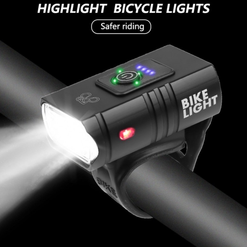 T6 LED Bicycle Light 10W 800LM 6 Modes USB Rechargeable Power Display MTB Mountain Road Bike Front Lamp Cycling Equipment