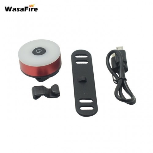 Waterproof Cycling Lamp Folding Laser Bike Light Front Rear Safety Warning Bicycle Light USB Rechargeable Bike Tail Rear Light
