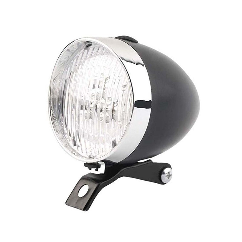 Retro 3 LED MTB Bicycle Light Waterproof Bike Head Light Front Lamp Road Flashlight Bracket Mountain Cycling Accessories