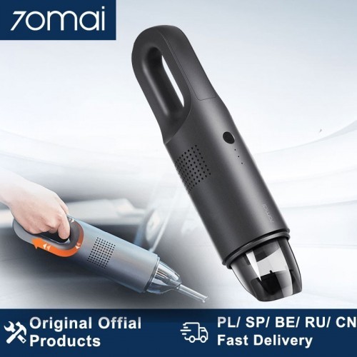 12V Car Vacuum Cleaner Hand Held Cordless 5000pa with 12v 24min Long Runtime Hepa Filter