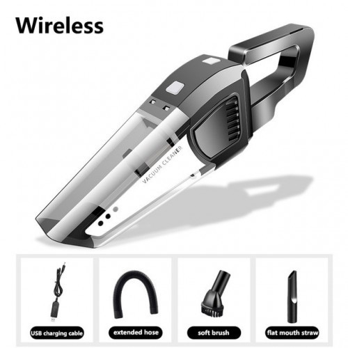 12V Car Vacuum Cleaner Handheld DC 12V 120W Cordless Wet and Dry Dual Use Portable Vacuums Cleaner For Boat, Car, RV, Caravan