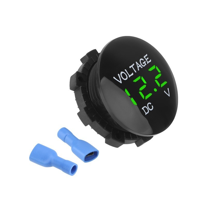Voltage Led Display For Car, Motorhome, Caravan Motorcycle DC 12V-24V Mini Digital Voltmeter Ammeter