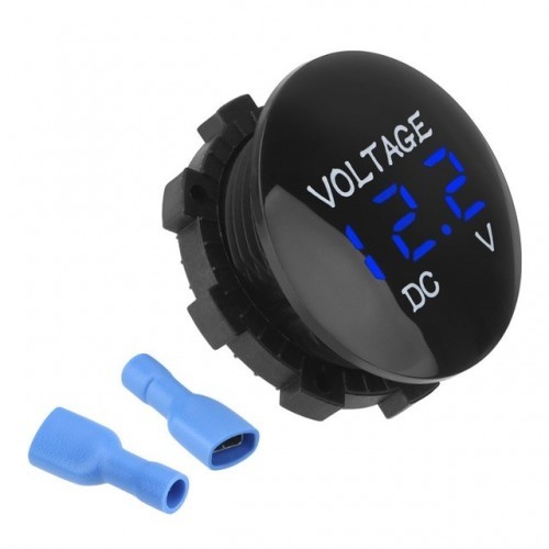 Voltage Led Display For Car, Motorhome, Caravan Motorcycle DC 12V-24V Mini Digital Voltmeter Ammeter