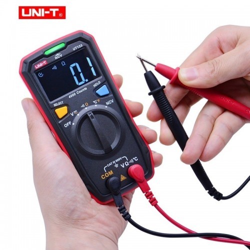 Digital Multimeter Pocket Size multimeter AC DC voltage Resistor temperature NCV Tester EBTN display