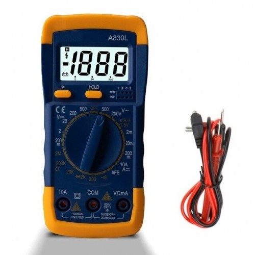 LCD Digital Multimeter AC DC Voltage Diode Frequency Multi tester Current Tester Luminous Display with Buzzer Function