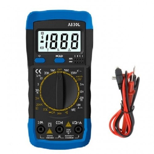 LCD Digital Multimeter AC DC Voltage Diode Frequency Multi tester Current Tester Luminous Display with Buzzer Function
