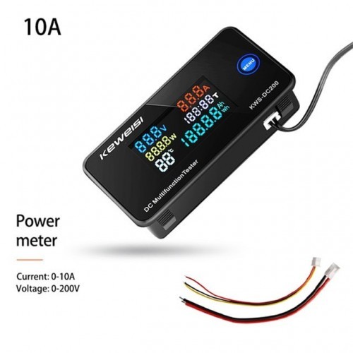 KWS Digital Voltmeter Ammeter DC 200V 0-100A Voltmeter Current Meter Tester