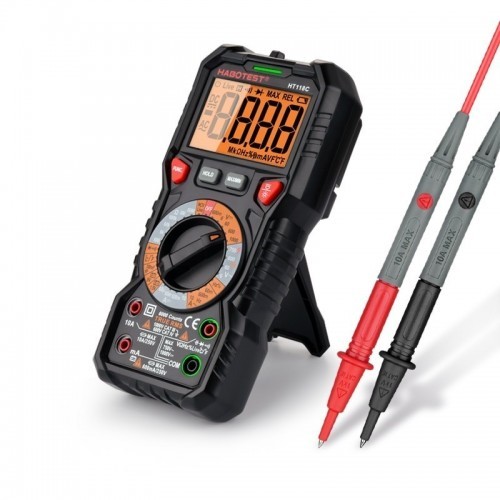 Professional High Precise 6000 counts 1000V AC DC Digital Multimeter Ohm Hz NCV Live C/F Duty Multimeter Voltage Meter