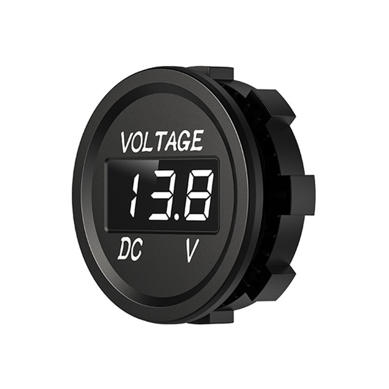 Brand New D1 Digital Panel Voltmeter LED Display Waterproof Voltage Meter Universal for Car Auto Motorcycle Yacht Boat ATV Truck