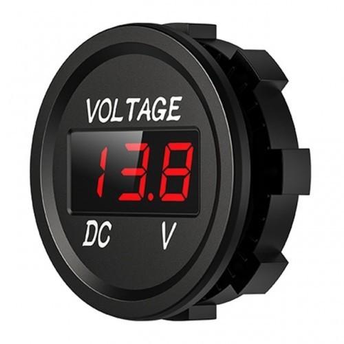 Brand New D1 Digital Panel Voltmeter LED Display Waterproof Voltage Meter Universal for Car Auto Motorcycle Yacht Boat ATV Truck