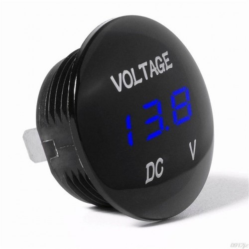 DC 12V-24V Digital Voltage Meter Car Motorcycle Voltmeter Voltage Tester for Car Auto Motorcycle Boat ATV Truck
