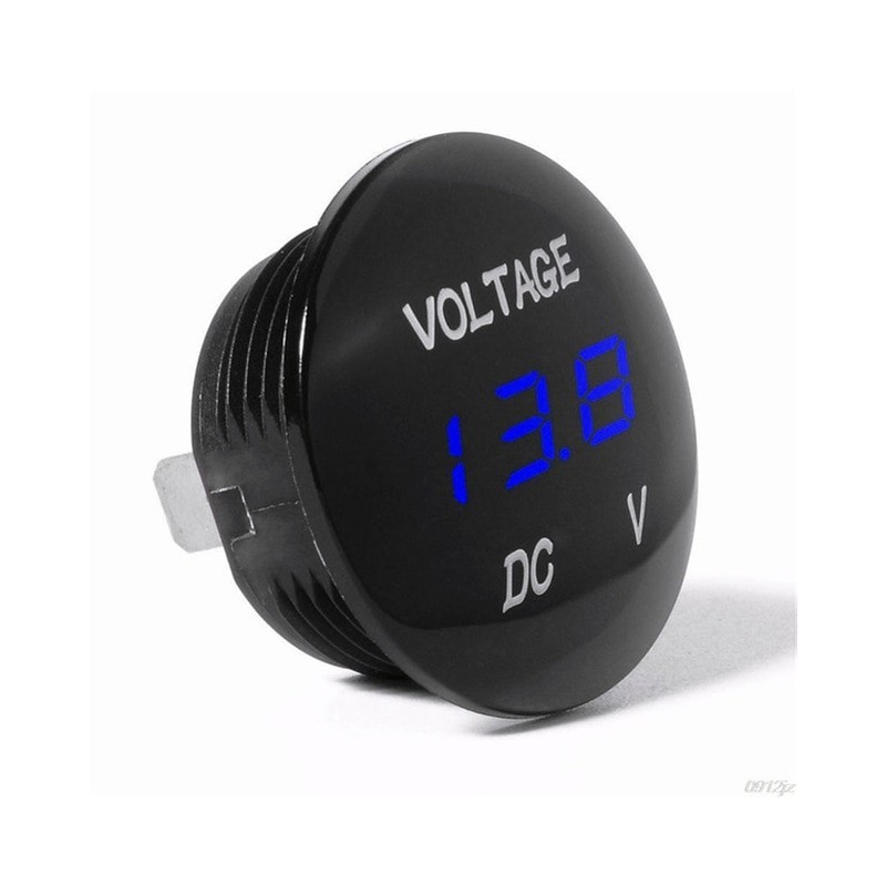 DC 12V-24V Digital Voltage Meter Car Motorcycle Voltmeter Voltage Tester for Car Auto Motorcycle Boat ATV Truck