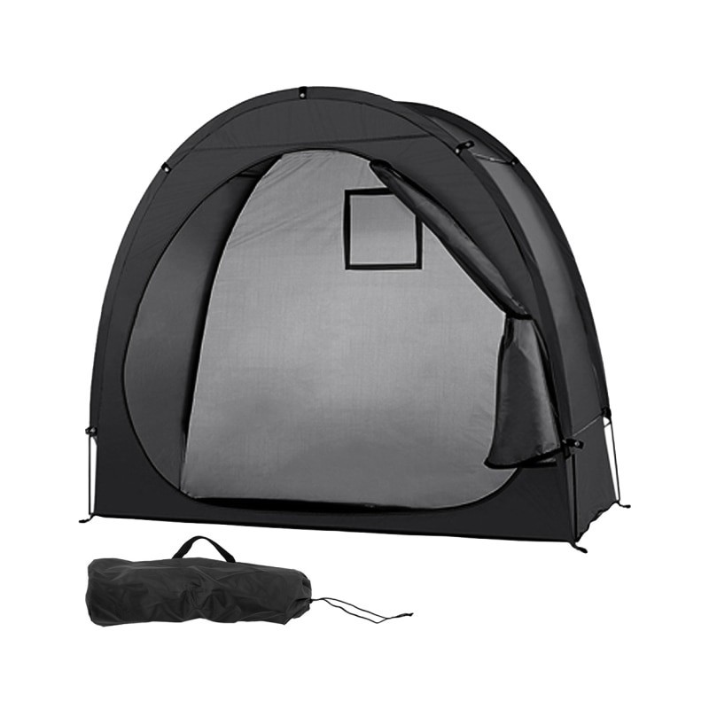 Bike Tent Bike Storage Shed 190T Bicycle Storage Shed With Window Design For Outdoors Camping Tent for Winter Fishing