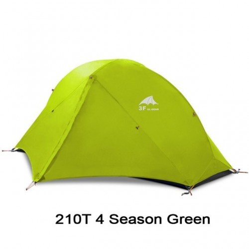 3F UL GEAR Camping Tent 1 Person 3-4 Season 15D Outdoor Ultralight Hiking Backpacking Hunting Waterproof Tents Floating Cloud 1