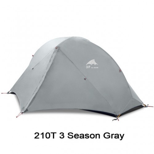 3F UL GEAR Camping Tent 1 Person 3-4 Season 15D Outdoor Ultralight Hiking Backpacking Hunting Waterproof Tents Floating Cloud 1
