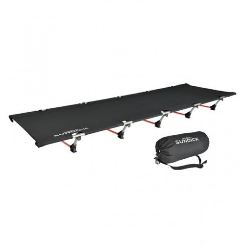 Portable Foldable Camping Cot Single Person Folding Bed 330LB Bearing Weight Compact for Hiking Backpacking Picnic Camping