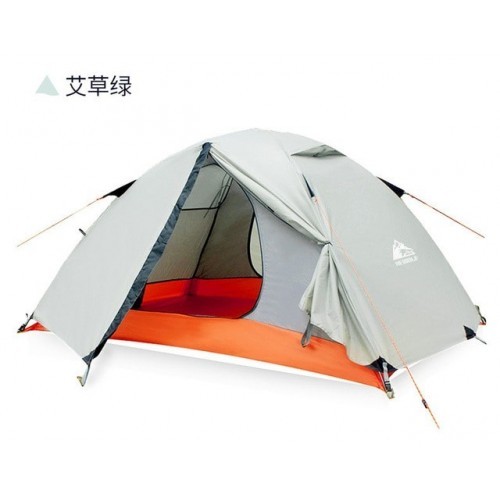 Hewolf 2 Person Waterproof Camping Tents For Outdoor Recreation Double Layer 4 Seasons Hiking Fishing Beach Tourist Tents