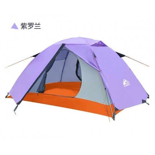 Hewolf 2 Person Waterproof Camping Tents For Outdoor Recreation Double Layer 4 Seasons Hiking Fishing Beach Tourist Tents
