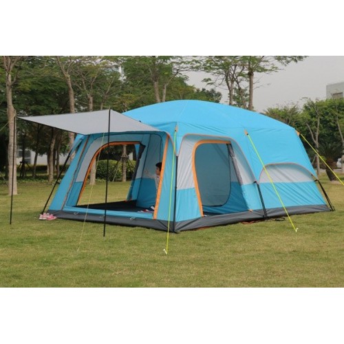 Camel Ultralarge 6 10 12 Double Layer Outdoor 2living Rooms and 1hall Family Camping Tent In Top Quality Large Space Tent