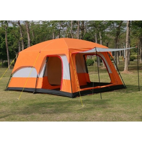Camel Ultralarge 6 10 12 Double Layer Outdoor 2living Rooms and 1hall Family Camping Tent In Top Quality Large Space Tent