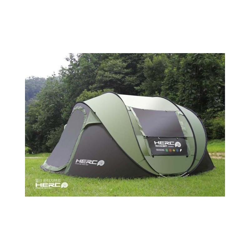 Ultralarge 4-5 Person Pop Up Fully Automatic Waterproof Self-Driving Tour Tent Camping Beach Party Tent Barraca
