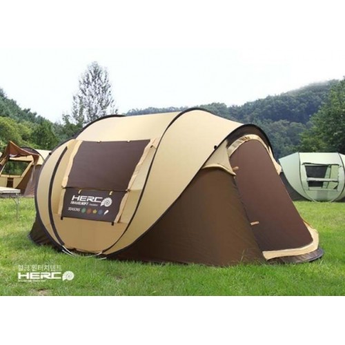 Ultralarge 4-5 Person Pop Up Fully Automatic Waterproof Self-Driving Tour Tent Camping Beach Party Tent Barraca