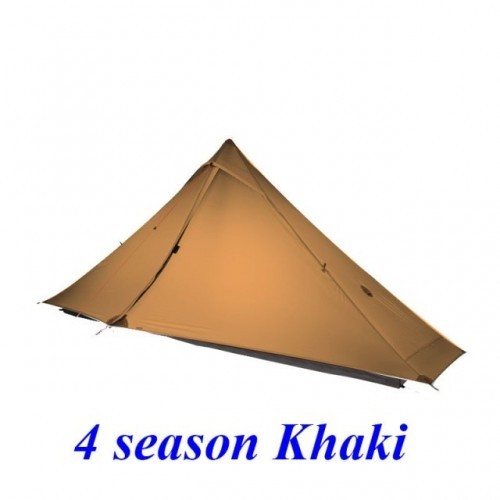 2020 New Version 3F LANSHAN 1 Pro No-See-Um 3 / 4 Season 230*80*125cm 2 Side 20d Silnylon One Person Light Weight Camping Tent
