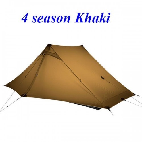 3F Lanshan 2 Pro Just 915 Grams 2 Side 20D Silnylon LightWeight 2 Person No-See-Um 3 And 4 Season Backpacking Camping Tent