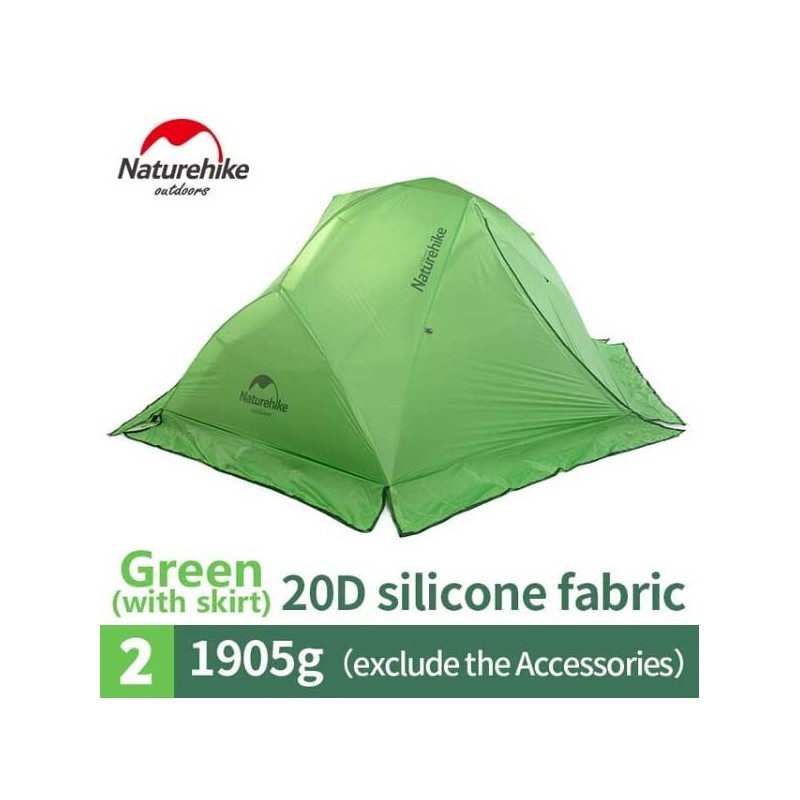 Naturehike Star River Camping Tent Upgraded Ultralight 2 Person 4 Season Tent With Free Mat NH17T012-T
