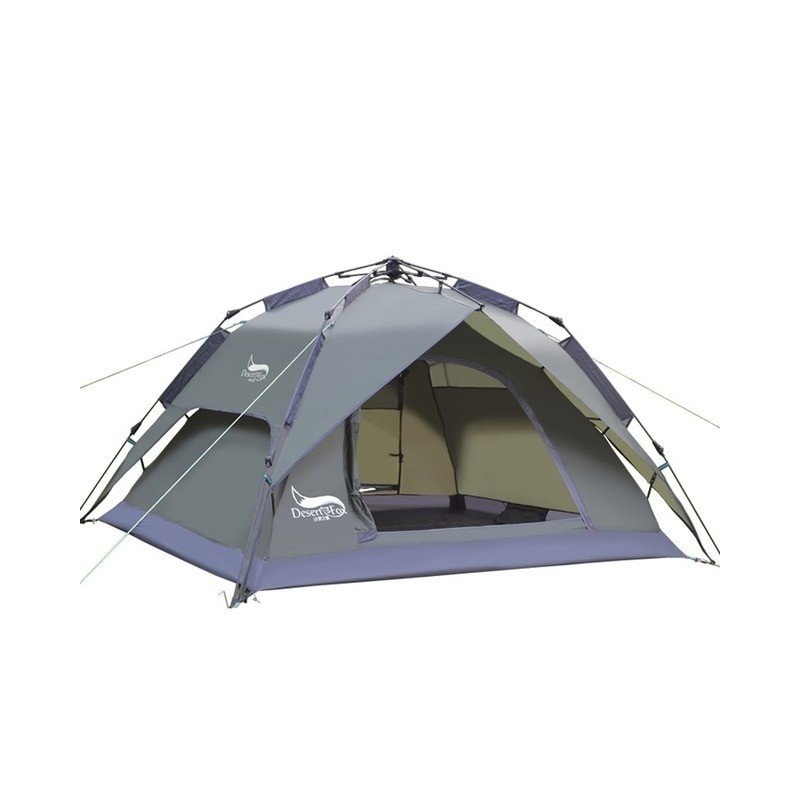 Desert&Fox Automatic Tent 3-4 Person Camping Tent,Easy Instant Setup Protable Backpacking for Sun Shelter,Travelling,Hiking