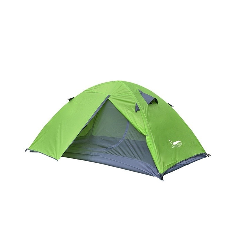 Desert&Fox Backpacking Tent, 2 Person Aluminum Pole Lightweight Camping Tent,Double Layer Portable Handbag for Hiking,Travelling