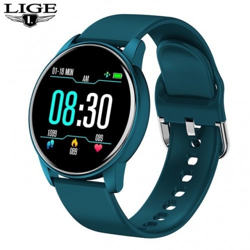 LIGE 2020 Fashion Smart Watch Ladies Heart Rate Blood Pressure Multifunctional Sport Watch Men Woman Waterproof Smartwatch Women