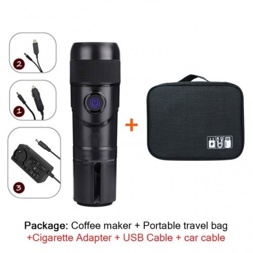 Espresso Machine Portable Coffee Maker for Car DC 12V Expresso Maker Nespresso Dolcegusto Capsule Coffee Powder for Home Office