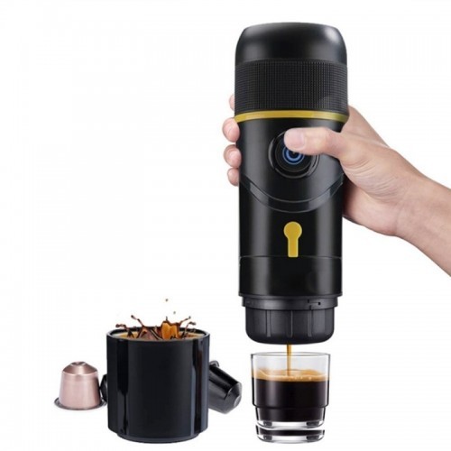 Espresso Machine Portable Coffee Maker for Car DC 12V Expresso Maker Nespresso Dolcegusto Capsule Coffee Powder for Home Office