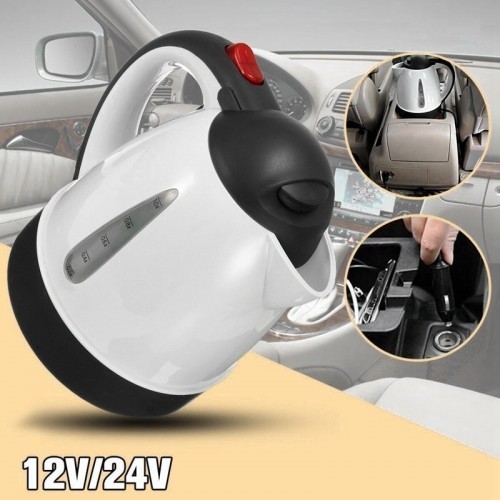 Vehicle Truck 1000Ml Kettle Hot Water Boiled Heater for Tea Coffee Stainless Steel Large Capacity