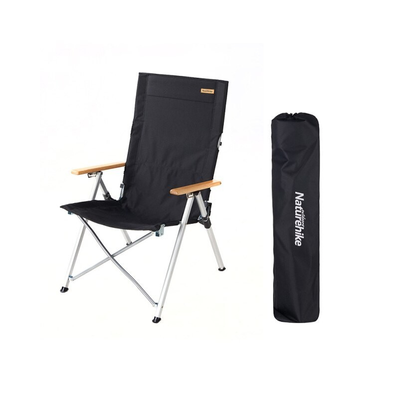 Naturehike Outdoor Adjustable Portable Folding Chair Aluminum Alloy Reclining Camping Fishing Beach Chair NH17T003-Y